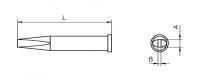 Жало паяльное WELLER XT M 3,2x1,2mm (T0054470299)
