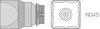 Насадка WELLER NQ45 31,3х31,3мм (T0058736833N)