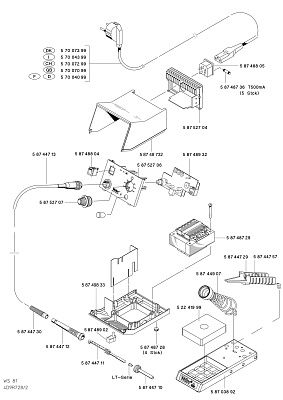 Паяльная станция WELLER WS 81 (PU81, WSP80, KH18, LTB), 80 Вт (T0053250699N)