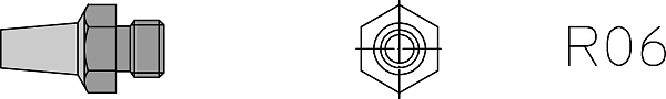 Набор с термофеном, насадка, Weller WXHAP 200, WDH 30 T0052712099N