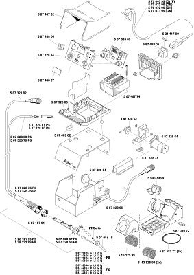 Паяльник WELLER WSF P8 80Вт 24 В (T0052812299N)