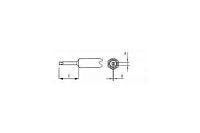 Жало паяльное WELLER NT 6 1,6x0,4мм (NT6)