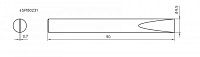 Жало паяльное WELLER SPI 81 9,5мм прямое (4SPI80231-1)