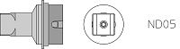 Насадка WELLER ND05 10,7х10,7мм (T0058736843N)