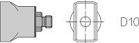 Насадка WELLER D10 10,0х18,0мм (T0058727784N)