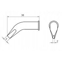 Жало паяльное WELLER LHT-DX 5,0мм (T0054446299)