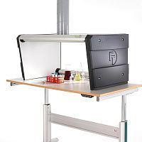 Вытяжка для рабочего места с 160-мм выводом, Weller CBCA112G02G65I2N