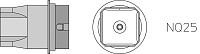 Насадка WELLER NQ25 18,0х18,0мм (T0058736814N)